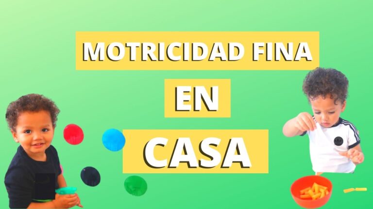 actividades motrices para niños de 2 a 3 años