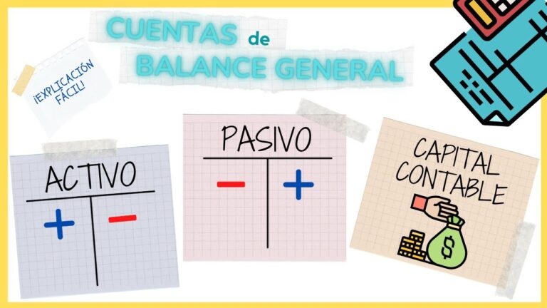 balance general activos y pasivos