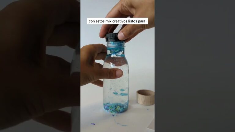 botella de la calma materiales