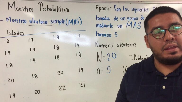 caracteristicas del muestreo aleatorio simple