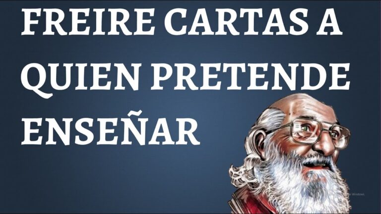 cartas a quien pretende enseñar resumen