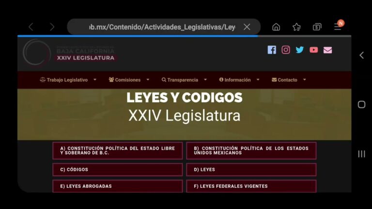 codigos vigentes estado de mexico