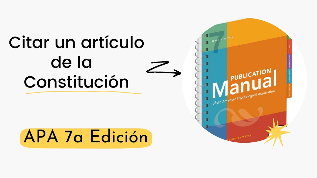 como citar un articulo de la constitucion