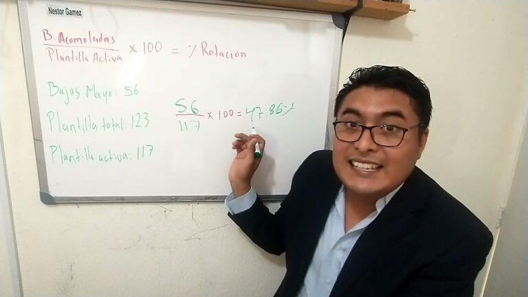 como se calcula la rotacion de personal