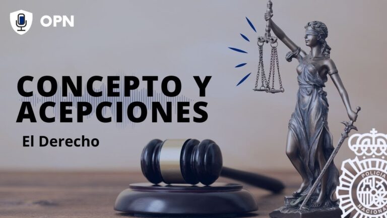 concepto y acepciones del derecho