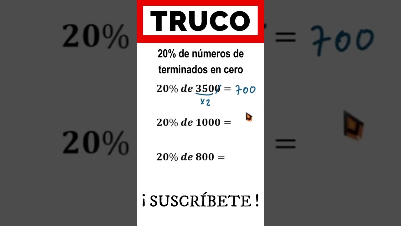 cuál es el 20 de 100