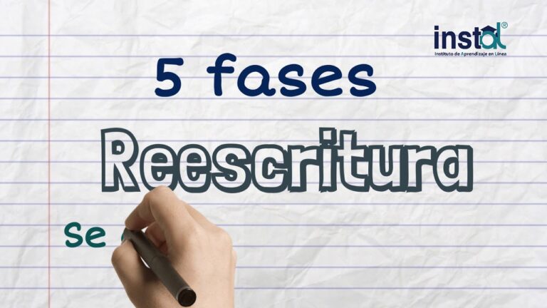 cual es el proceso de escritura