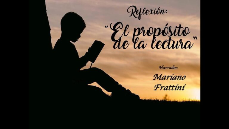 cual es el proposito de la lectura