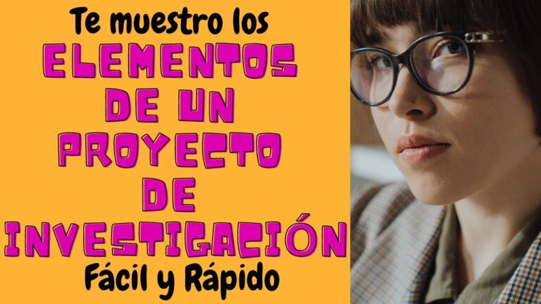 cuáles son los elementos de un proyecto