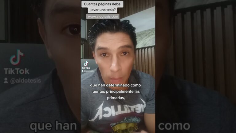 cuantas hojas tiene una tesis