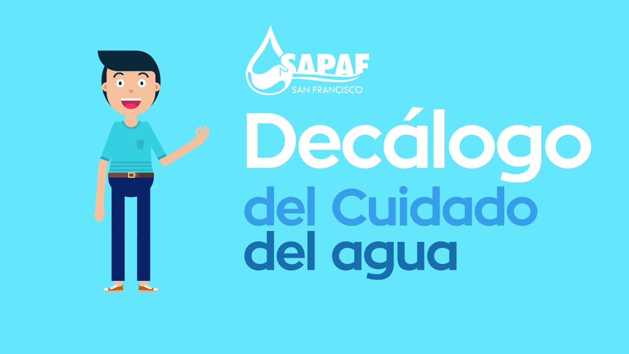 decalogo del cuidado del agua