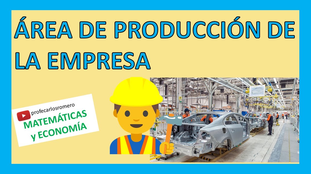 departamento de producción en una empresa