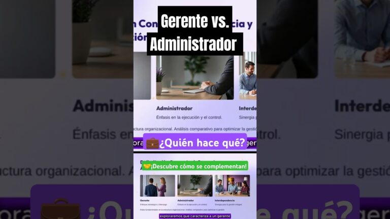 diferencia entre gerente y administrador