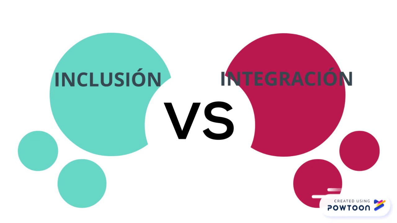 diferencia entre inclusion e integracion