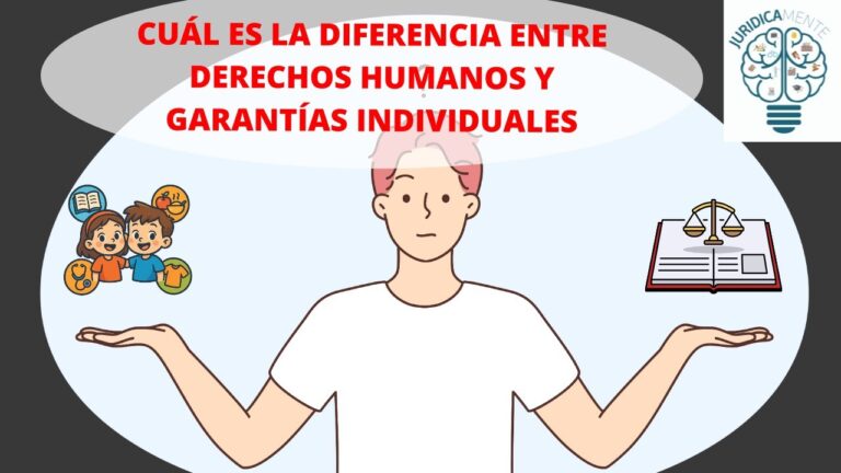 diferencias entre derechos humanos y garantías individuales