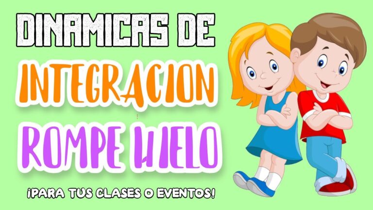 dinamicas de integracion para niños