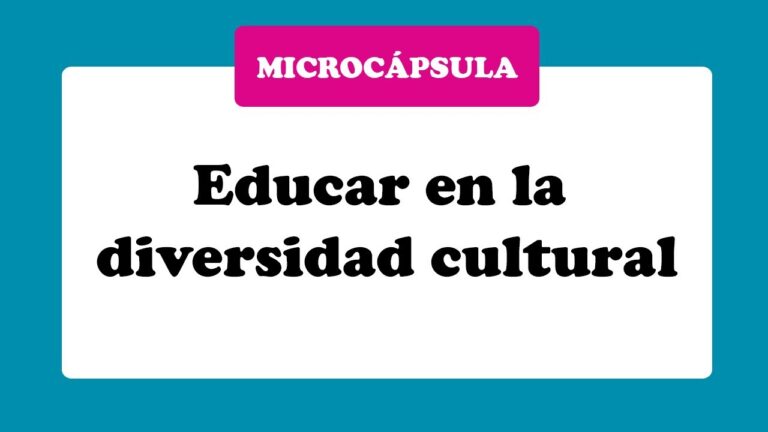 diversidad cultural en la escuela