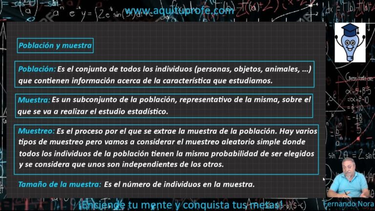 es un subconjunto de la población