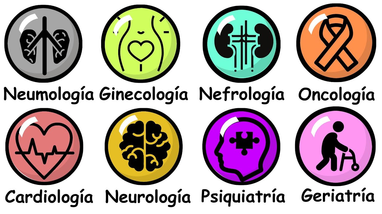 especialidades medicas y sus funciones