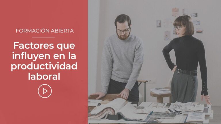 factores que influyen en la productividad