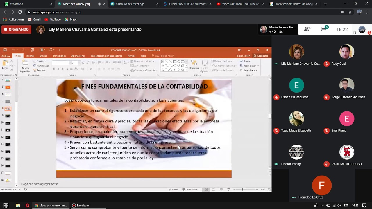 fines fundamentales de la contabilidad