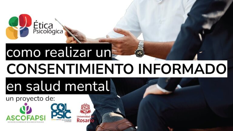 formato de consentimiento informado psicologia