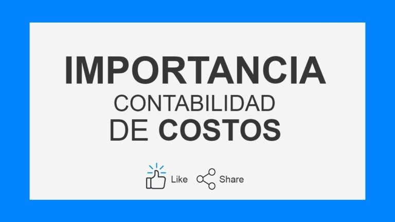 importancia de la contabilidad de costos