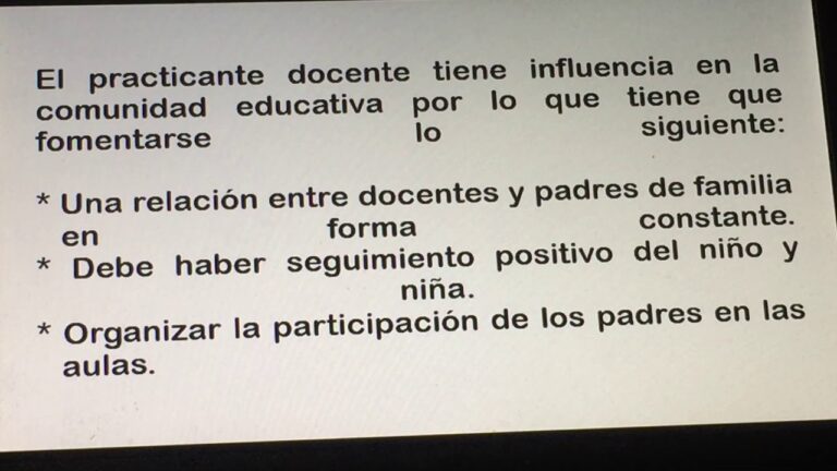 importancia de la practica docente