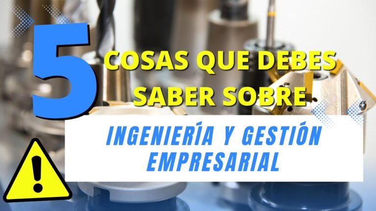 ingenieria en gestion empresarial materias