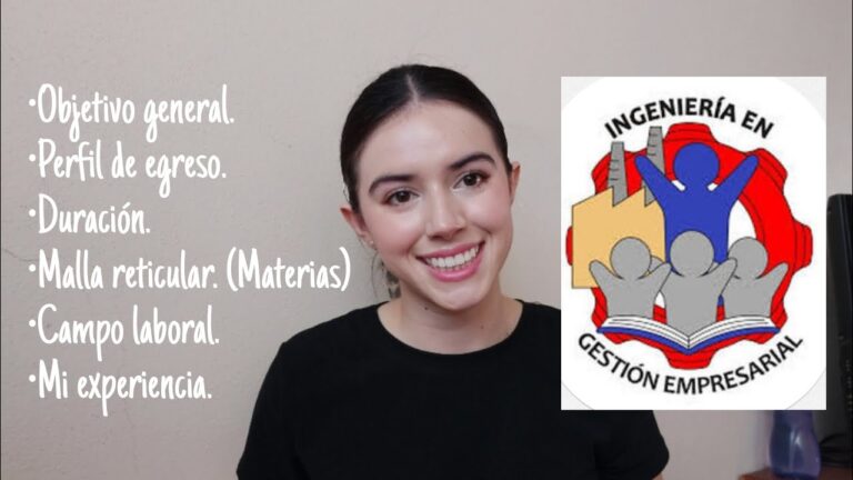 ingenieria en gestion empresarial plan de estudios