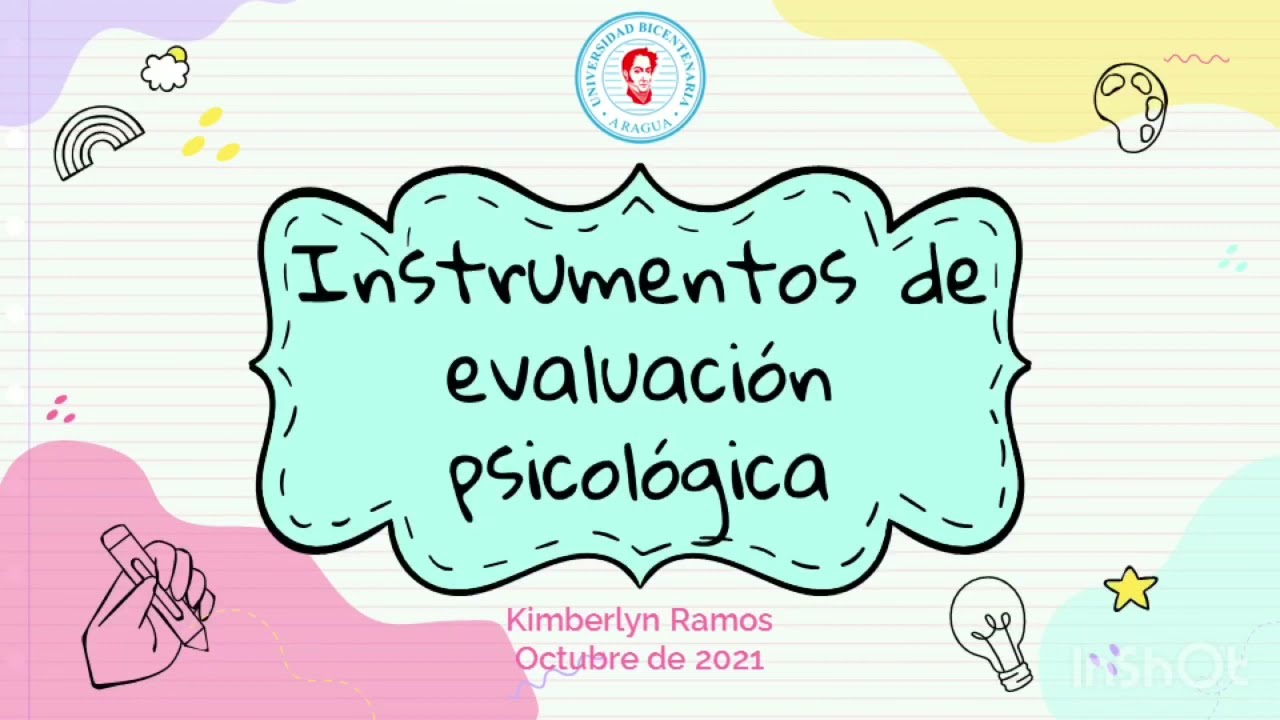 instrumentos de evaluación en psicología