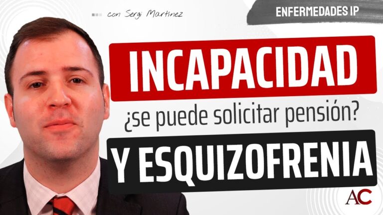 la esquizofrenia es una discapacidad