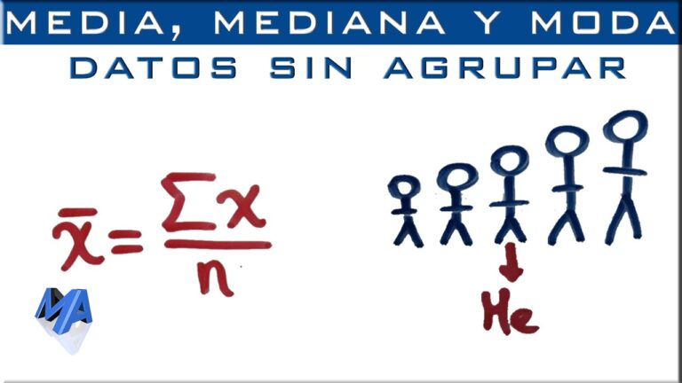 mediana para datos no agrupados