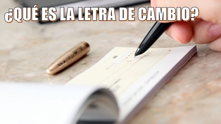 partes de la letra de cambio