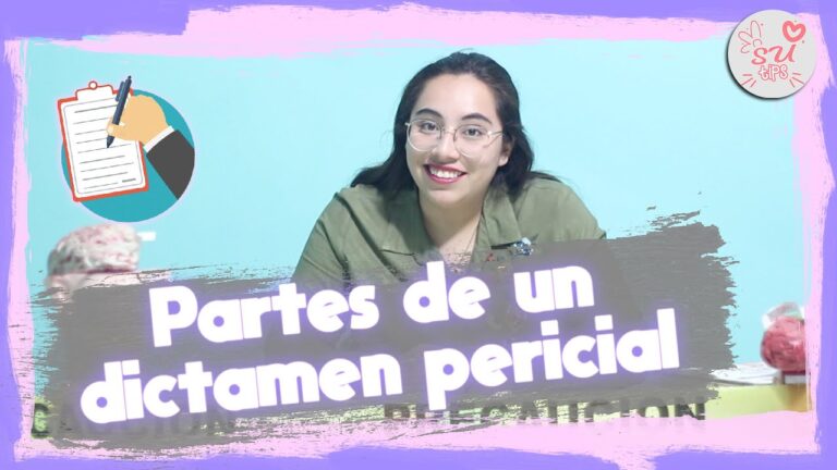 partes de un dictamen pericial
