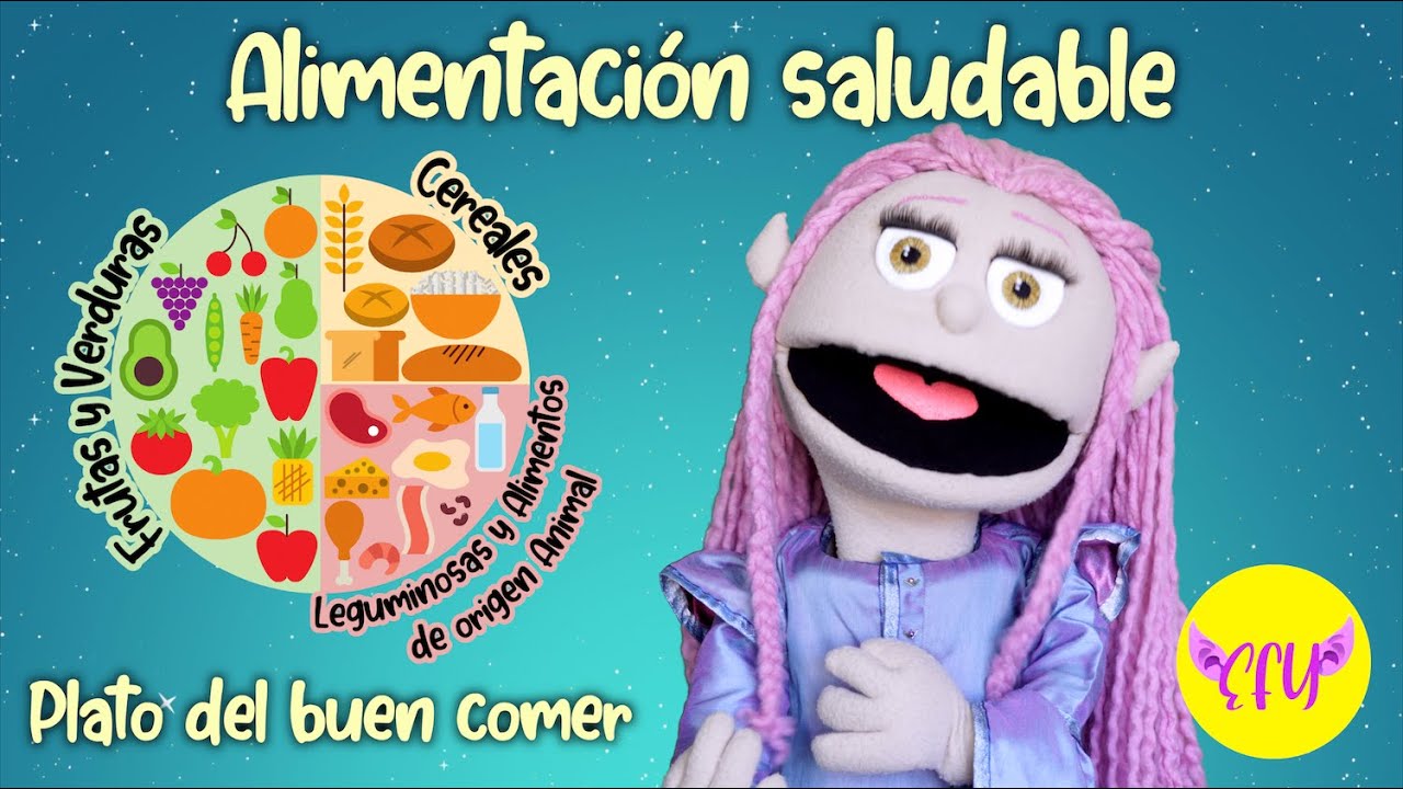 plato del buen comer para niños de primaria