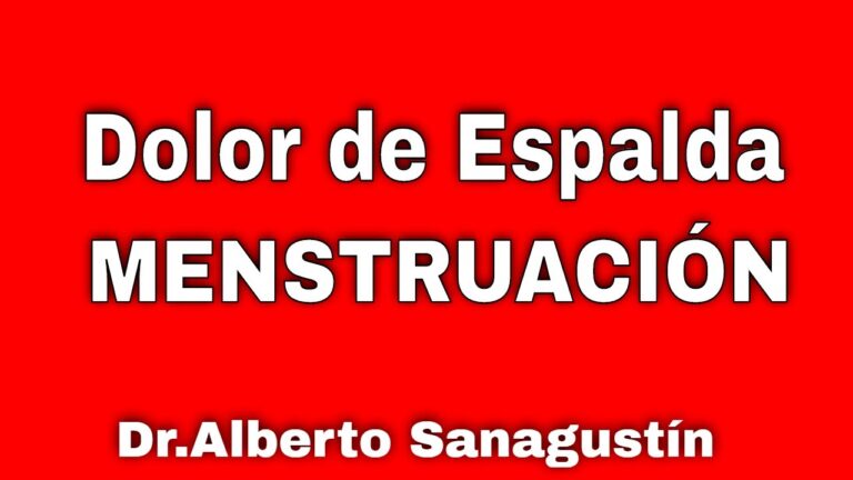 porque duele la espalda baja en la menstruación
