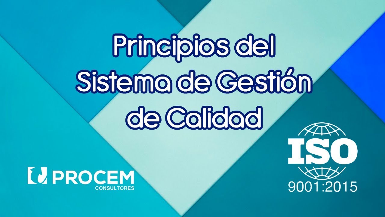 principios del sistema de gestion de calidad