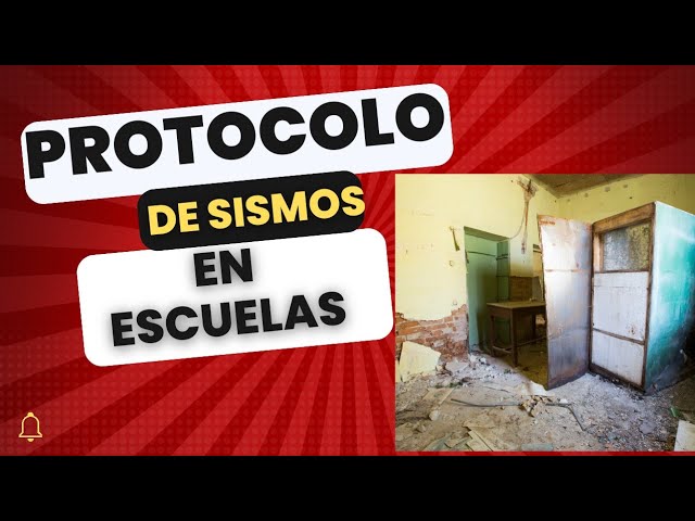 protocolo de sismos en escuelas
