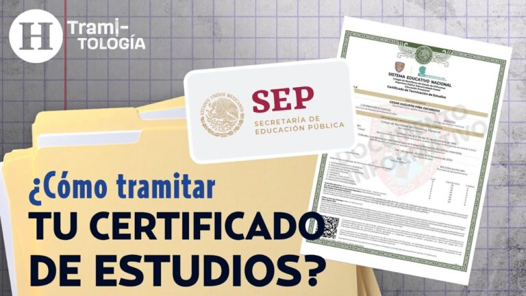 que es el comprobante de estudios