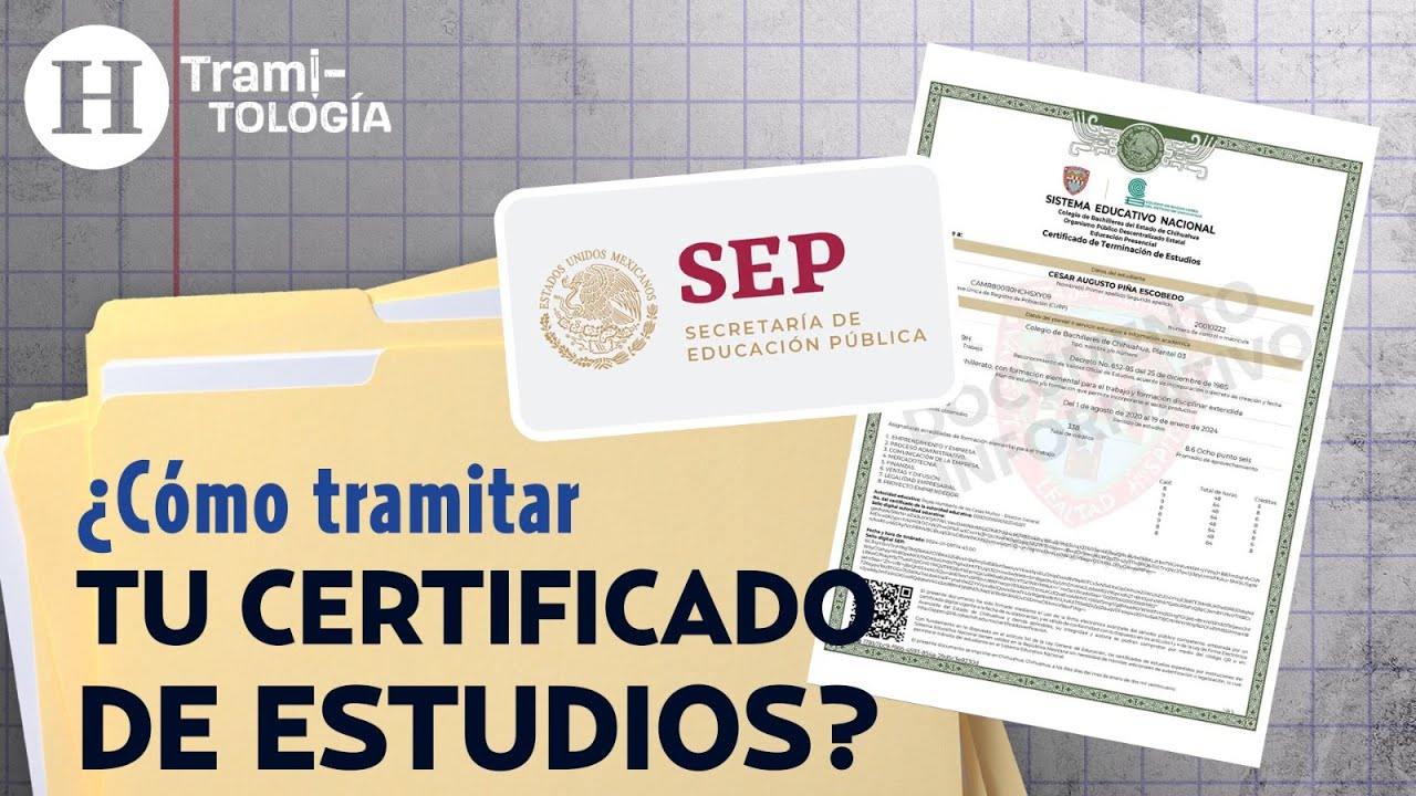 que es el comprobante de estudios