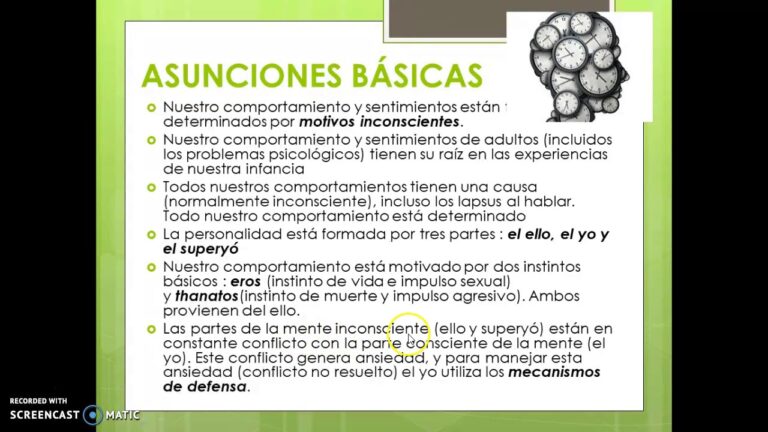 que es el modelo psicodinamico