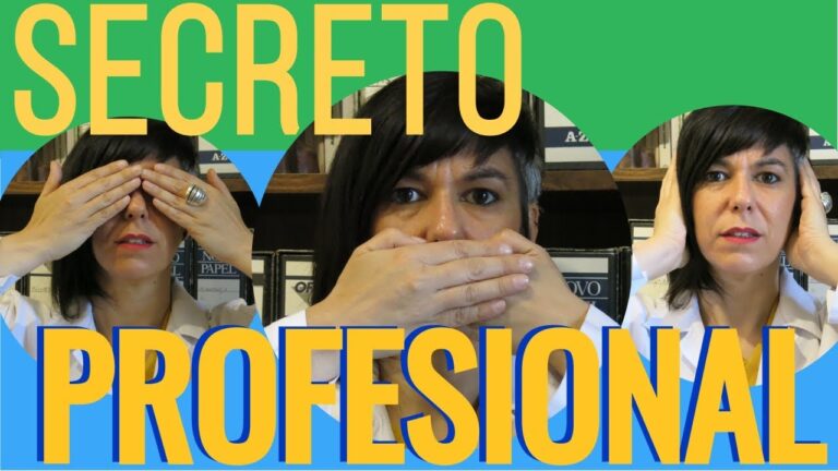 que es el secreto profesional