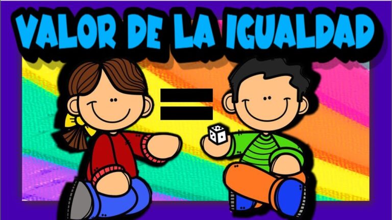 que es el valor de la igualdad