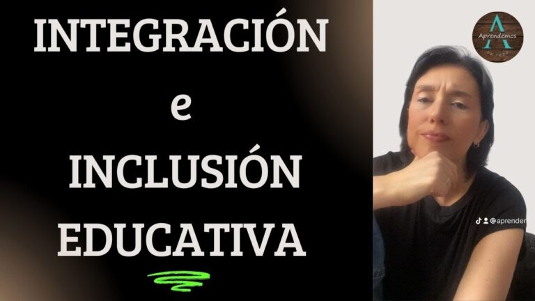 que es la integracion educativa