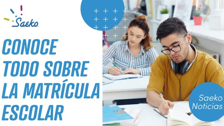 que es la matricula escolar