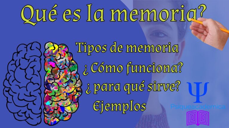 que es la memoria en psicología