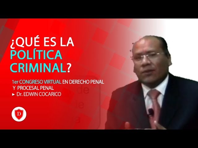 que es la politica criminal