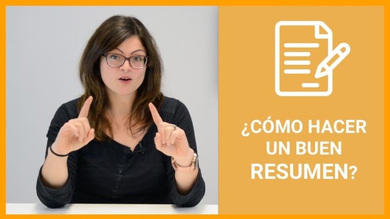 qué es un resumen gráfico