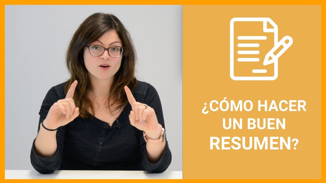 qué es un resumen gráfico